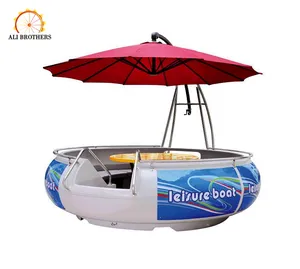 Barco elétrico de rosquinha e churrasco, para venda, parque aquático, churrasco, barco
