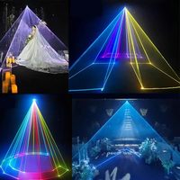 Projecteur laser 3D RGBW ILDA IP20 3W DMX512 avec contrôle ILDA pour discothèque, DJ, soirée, spectacle laser