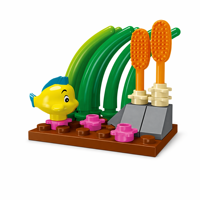 Set de Bloques de Construcción Personalizado Mini Mundo Oceánico con Peces, Corales y Algas Marinas, Juguetes Educativos para Niños para Ensamblaje DIY y Decoración de Escritorio