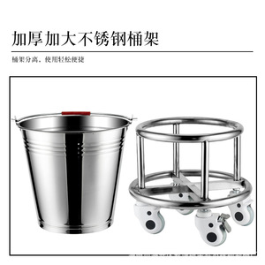 Promotion Stainless Steel Medical Waste Bin With Wheels For Hospital Clinic Use - Product Image 2