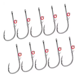 Thép Carbon Mạnh Mẽ Câu Cá Móc 2 #3 #4 # Bait Móc Sống Tôm Lại Móc - Product Image 2