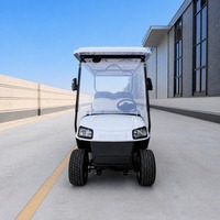 Harga Kompetitif, Golf Cart 4 Kursi Kustom untuk Dewasa, Legal di Jalan Raya, Mobil Golf Listrik dengan Kursi Belakang Lipat