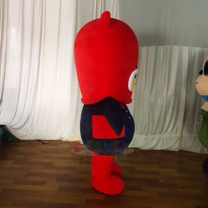 Disfraz de Mascota de Oso Rojo Personalizado, MOQ 1 Pieza, para Eventos Escolares, Reuniones Comunitarias y Fiestas - Product Image 3