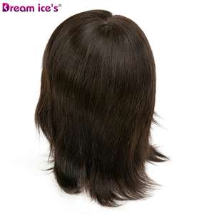Tête de mannequin d'entraînement pour homme DREAM.ICE, 100% <span class=keywords><strong>cheveux</strong></span> humains chinois, <span class=keywords><strong>cheveux</strong></span> <span class=keywords><strong>afro</strong></span>, coupe de <span class=keywords><strong>cheveux</strong></span>, coiffure, cosmétologie, 35 cm, 220% de tissage de <span class=keywords><strong>cheveux</strong></span> - Product Image 2
