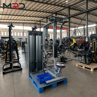 Machine à exercices réglable Mairuida en acier pour pectoraux et délipeurs dorsaux, pile de poids de 70 kg, poids maximal de l'utilisateur de 150 kg, pour l'entraînement de force des pectoraux et des épaules