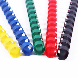 Foska Plastic Binding Spiral Spine Loose-leaf Paper Booking Coils 6-51mm Multicolored Coil <strong>Bindings</strong> Spines with 20-450 Sheests - Product Image 3