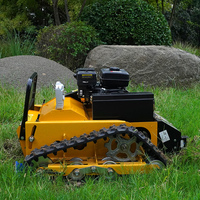 Tondeuse à fléaux la plus populaire Télécommande Moteur de marque à essence Robot Coupe-herbe Hauteur de coupe réglable Tondeuse à fléaux