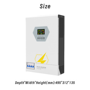 Inversor Solar Huayu con Almacenamiento de Energía Integrado, Híbrido, BJ6248SMH, 48V DC220/230/240VAC, 6200W, Entrada L+N+PE, CEICE, BMS 232 485 - Product Image 2