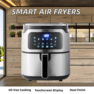 <span class=keywords><strong>Friggitrice</strong></span> <span class=keywords><strong>ad</strong></span> <span class=keywords><strong>Aria</strong></span> Elettrica SmartMental in Acciaio Inossidabile - Forno Digitale High-Tech con Controllo Touch, Antiaderente, a Risparmio Energetico, Strumento Culinario <span class=keywords><strong>per</strong></span> - Product Image 4