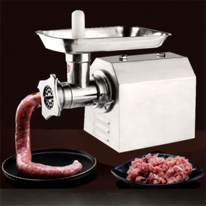 เครื่องบดพริกเนื้ออัตโนมัติ สแตนเลส 304 ขนาด 12 22 32 มม. เครื่องทำไส้กรอก เครื่องบดสับ เครื่องแปรรูปอาหาร - Product Image 1