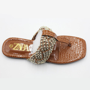 Cina all'ingrosso di alta qualità open toe scarpe da <span class=keywords><strong>donna</strong></span> piatte sandali casual all'aperto <span class=keywords><strong>pantofole</strong></span> per le donne comode babouche femme - Product Image 3