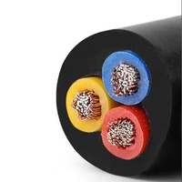 Câble en caoutchouc flexible haute tension cuivre simple isolé 4x4 4x6 4x10 4x16 4x25 4x35 4x50 4x70 4x95 H07RN-F pour la construction