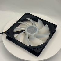 Poweryear 12025 12V 120mm ARGB Gaming Case Cooler à faible bruit avec un meilleur débit d'air noir ventilateur de refroidissement d'ordinateur