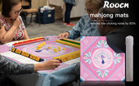 Alas Meja Mahjong Persegi Laris Manis, Mudah Dirawat, Tahan Aus, Alas Meja Delapan Peri, Anti Noda, Untuk Rumah Tangga