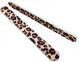 โรงงานผลิตแฟชั่นใหม่ จำหน่ายตะไบเล็บลายเสือดาว ตะไบเล็บรูปกล้วยแบบกำหนดเองได้ - Product Image 3