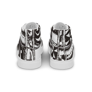 Scarpe di tela alte da donna con crescita eccessiva - Product Image 5