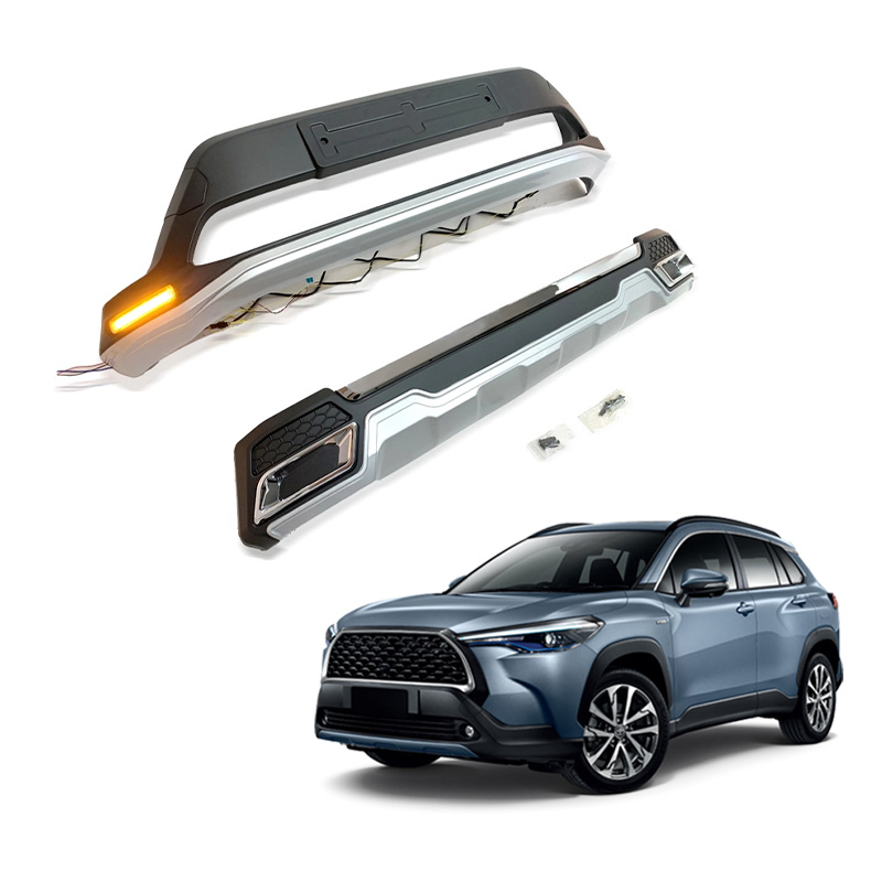 Другие аксессуары для внешнего корпуса, защита переднего бампера, защита заднего бампера с подсветкой для Toyota Corolla Cross 2020-