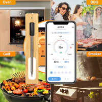 Termometer daging Digital USB tanpa kabel, untuk Oven panggang BBQ Steak Bluetooth terhubung ke dapur pintar aksesoris hadiah barbekyu