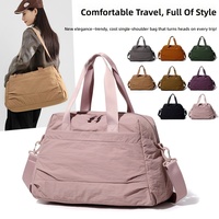 Tas Travel Ultra-Ringan Bernapas Baru, Tas Selempang Kasual Olahraga, Desain Sederhana, Kapasitas Besar, Bahan Poliester untuk Pria Wanita