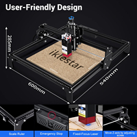 Machine de gravure laser CNC 4240, gravure laser sur bois, mini graveur laser