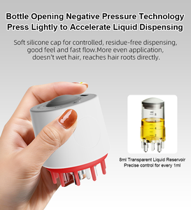 Masajeador Vibratorio <span class=keywords><strong>para</strong></span> el Cuidado del Cuero Cabelludo, Aplicador Eléctrico <span class=keywords><strong>para</strong></span> Tratamiento Capilar, Herramienta <span class=keywords><strong>para</strong></span> el Cuidado del Cuero Cabelludo, Masajeador Capilar con Microcorriente - Product Image 6