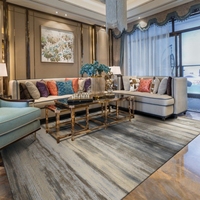 Tapis de luxe en soie tufté à la main, tapis sur mesure, laine acrylique, décoration moderne pour la maison, projet hôtelier