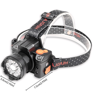 Headlamp Cy-5188 Rechargeable <b>Led</b> White <b>Light</b> 5.0cm 7.5cm With Zoom <b>Sensor</b> High Beam Memory Function - Product Image 1