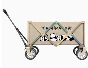 Robuuste, all-terrain 600D Oxford draagbare opvouwbare campingbank, transportkar, opbergwagen voor buitenpicknicks en stranden - Product Image 4