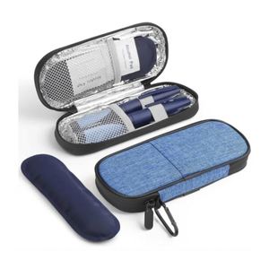 Portable EVA Insulin Refrigeration Backpack with <b>Ice</b> Bar <b>Cooler</b> Travel <b>Box</b> Insulation 1-3L Capacity Zipper Closure - Product Image 1
