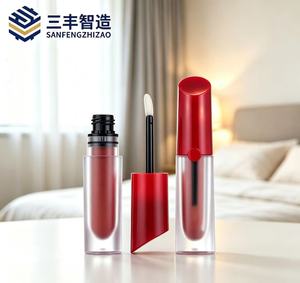Empty Unique Plastic <b>Lip</b> <b>Gloss</b> Tubes Custom Clear Scrub Cosmetic <b>Lip</b> <b>Gloss</b> Packaging - Product Image 2