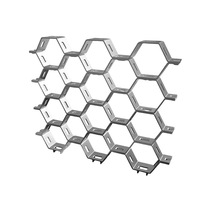 Grille en acier à motif écaille de tortue, grande grille à griffes, grille hexagonale en acier au carbone, grille en acier inoxydable, plaque de grille résistante à la chaleur
