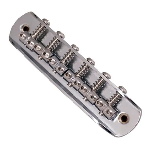 Puente de <span class=keywords><strong>Guitarra</strong></span> Jazz Master de Metal Cromado para Guitarras Estilo Jazz Master, Jaguar y Mustang, Accesorios para <span class=keywords><strong>Guitarra</strong></span> - Product Image 2