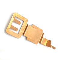 Support progressif en laiton pour ressort de batterie, pièce emboutie, clip de contact, sur mesure OEM ODM de précision