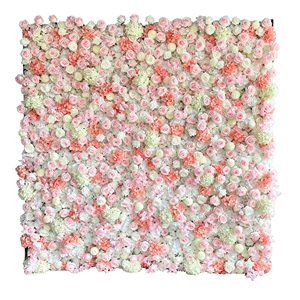Pared de Flores Rosadas Multitono, Ideal para Fiestas de Cumpleaños Infantiles, Decoración de Graduación y Carnaval - Product Image 1