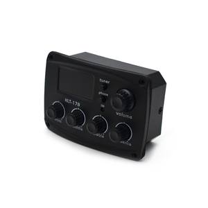 Pastilla de guitarra acústica Pastilla de guitarra clásica popular de cuatro secciones con sintonizador de velocidad media de doce Salida de cabeza de audio 6,35 Volumen Co - Product Image 2