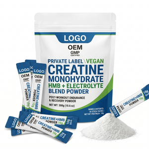 Créatine monohydrate certifiée végétalienne, mélange d'électrolytes HMB, antioxydant pour adultes, poudre de récupération post-entraînement pour l'endurance sportive - Product Image 1