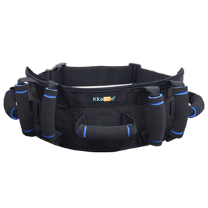 Ceinture de marche avec poignées Ceinture de porte de transfert pour personnes âgées Ceinture de marche avec 7 poignées rembourrées antidérapantes, fonction antidérapante empêche le shifti - Product Image 1