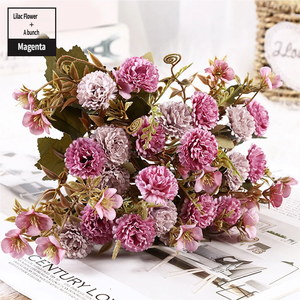 Flores <span class=keywords><strong>de</strong></span> Seda Artificial <span class=keywords><strong>de</strong></span> <span class=keywords><strong>Lila</strong></span> <span class=keywords><strong>de</strong></span> Tacto Real en 6 <span class=keywords><strong>Colores</strong></span>, Decoración <span class=keywords><strong>de</strong></span> Boda al por Mayor, Decoración Ecológica para Habitaciones y Eventos - Product Image 6