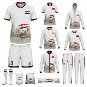 Camiseta <span class=keywords><strong>de</strong></span> Fútbol <span class=keywords><strong>de</strong></span> la Selección Nacional <span class=keywords><strong>de</strong></span> Irak 2026, Uniforme Deportivo Clásico Local y Visitante, Versión para Fanáticos, Hombres y Mujeres - Product Image 3