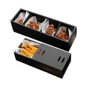 Juego de Vajilla Desechable ZY, Bandejas para Sushi con Tapa, Cajas para Llevar Comida, Platos para Salsa de Soya, Contenedores de Lujo para <span class=keywords><strong>Alimentos</strong></span> con Tapas - Product Image 5