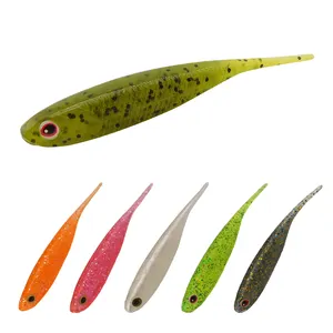 ESFISHING 3D eye carp fishing Soft Plastic Bait I Glossy Shad 7cm 2.8g coda ad ago Soft Bait worm lure