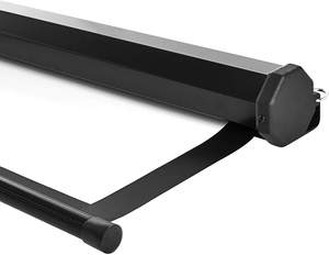Écran de projection rétractable 100 pouces 16:9 écran de projecteur manuel à verrouillage automatique pour jeu vidéo de bureau de cinéma maison - Product Image 6