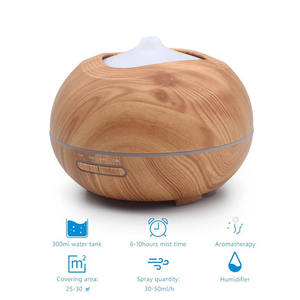 Direkt verkauf neue Explosion Weihrauch Maschine ätherisches Öl <span class=keywords><strong>negative</strong></span> Ionen USB Luftbe feuchter Home Holzmaserung Aroma Diffusor - Product Image 4