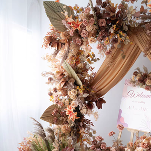Bébé sexe révéler fête mariées automne Floral centres de table pampa fleur Arrangement mariage décoration toile de fond pour la scène de l'événement - Product Image 2