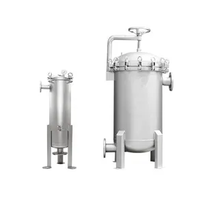 Practical And Economic Design Custom Food Beverage Oil Industry Apple Juice Stainless Steel Multi Bag Filter Housing