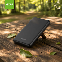 Batterie externe portable 10000mAh PD 20W à charge rapide, double USB universelle, vente en gros, OEM, écran LED, batterie Li-Polymère, double USB
