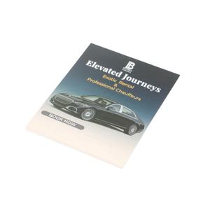 Kartu Nama PVC Promosi Toko Kecantikan & Pijat, Kantong Plastik Promosi Produk Komersial Hot Stamping Foil Emas 300gsm 75X30mm - Product Image 4