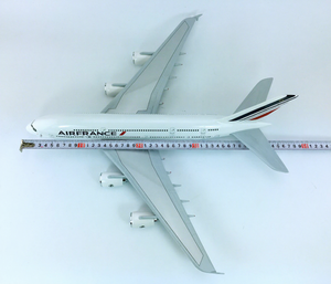 Modèle <span class=keywords><strong>d</strong></span>'<span class=keywords><strong>avion</strong></span> en résine Airbus A380 <span class=keywords><strong>Air</strong></span> <span class=keywords><strong>France</strong></span> 45 cm 1/160 avec ailes fixes et support <span class=keywords><strong>d</strong></span>'exposition - Product Image 3