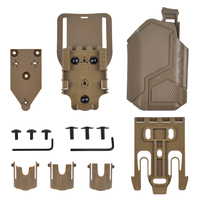 Étui tactique LAMUBL G17 19 avec lampe torche Surefire X300, porte-lampe léger QLS