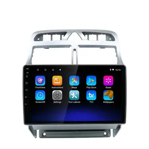 2din Car Video Player Auto Rádios Painel Central Android Multimídia Sistema Para Peugeot 307 CC